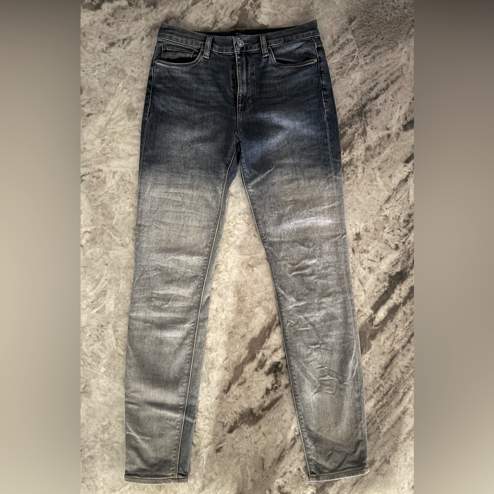 Hudson Barbara High Rise Skinny Jeans in Tono B Wash